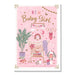 Baby Girl Birth Card - Cards - Bumbletree - Bumbletree