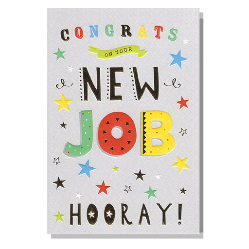 Congrats On Your New Job Card - Bumbletree Ltd