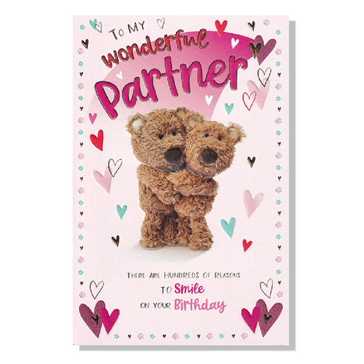 Wonderful Partner Birthday Card - Bumbletree Ltd