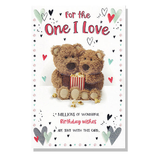 For The One I Love Birthday Card - Bumbletree Ltd