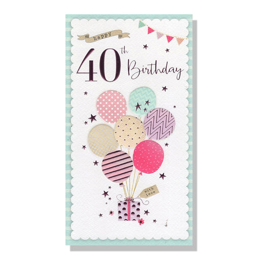 40th Birthday Card - Bumbletree Ltd