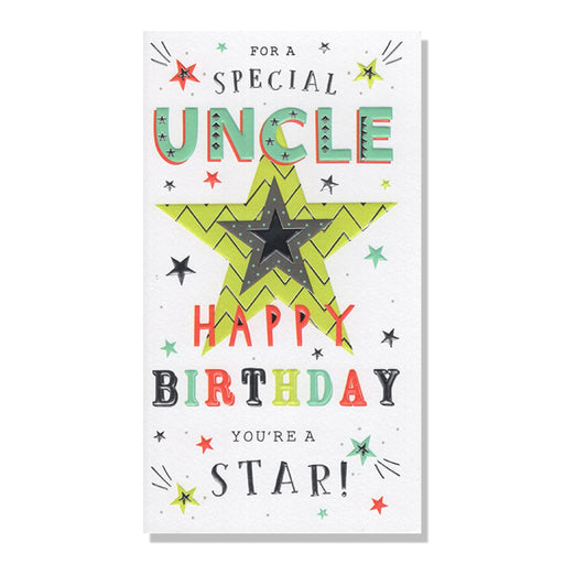 Special Uncle Birthday Card - Bumbletree Ltd