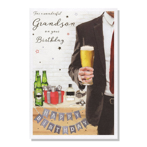 Wonderful Grandson Birthday - Bumbletree Ltd