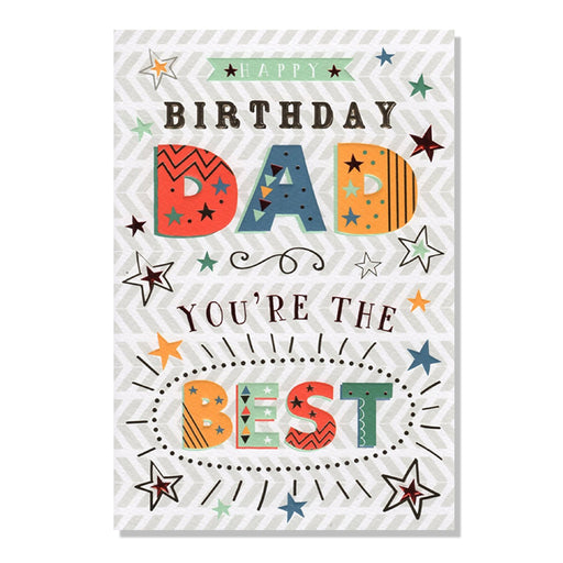 Best Dad Birthday Card - Bumbletree Ltd