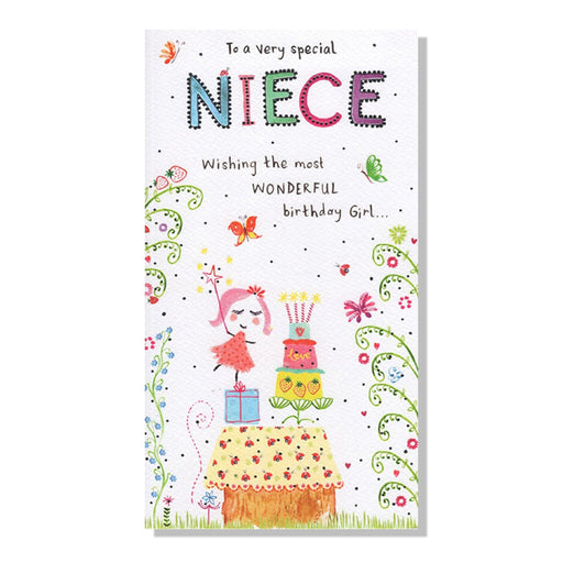 Very Special Niece Birthday Card - Bumbletree Ltd