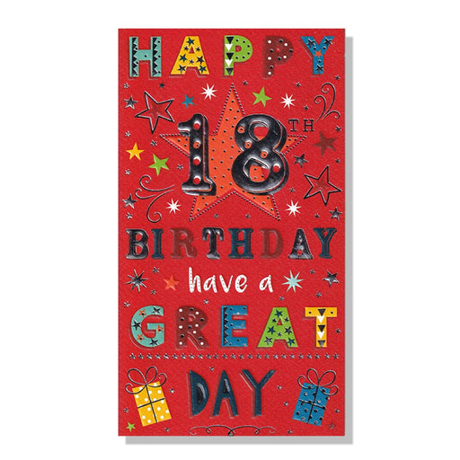 18th Birthday Card - Bumbletree Ltd