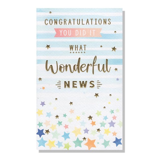 Congratulations Wonderful News Card - Bumbletree Ltd