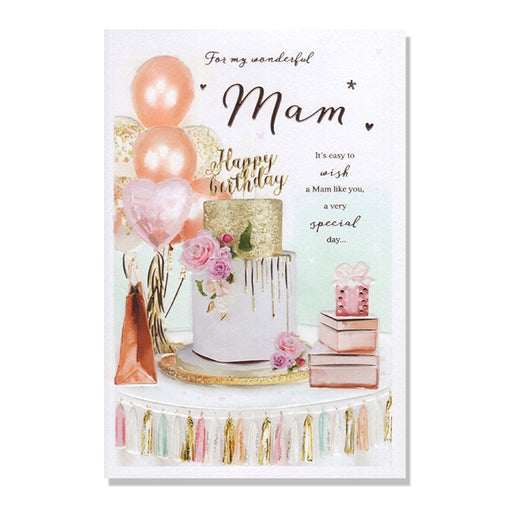 Wonderful Mam Birthday Crad - Bumbletree Ltd