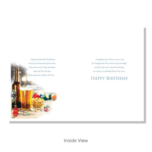 Special Son-in-Law Birthday Card - Bumbletree Ltd