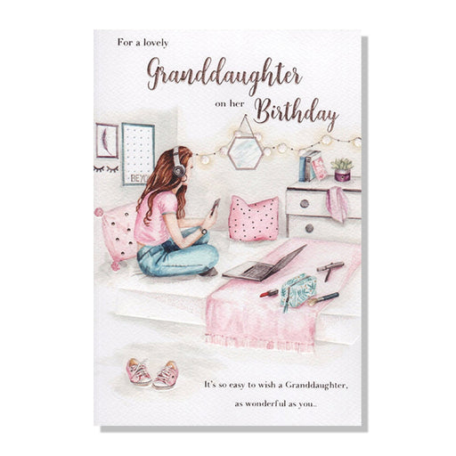 Lovely Granddaughter Birthday Card - Bumbletree Ltd