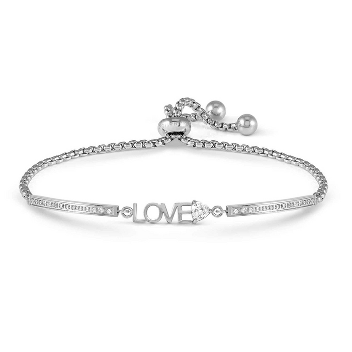NOMINATION Milleluci Refined Silver Love CZ Bracelet