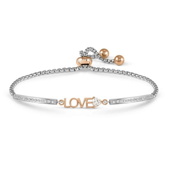 NOMINATION Milleluci Refined Rose Gold Love CZ Bracelet