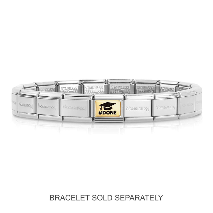 NOMINATION Classic Gold Graduation #Done Charm - Charms - Nomination - Bumbletree
