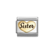 NOMINATION Classic Gold Sister Heart Charm - Charms - Nomination - Bumbletree