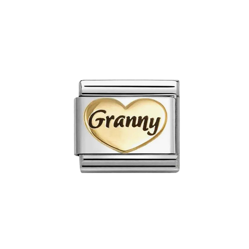 NOMINATION Classic Gold Granny Heart Charm - Charms - Nomination - Bumbletree