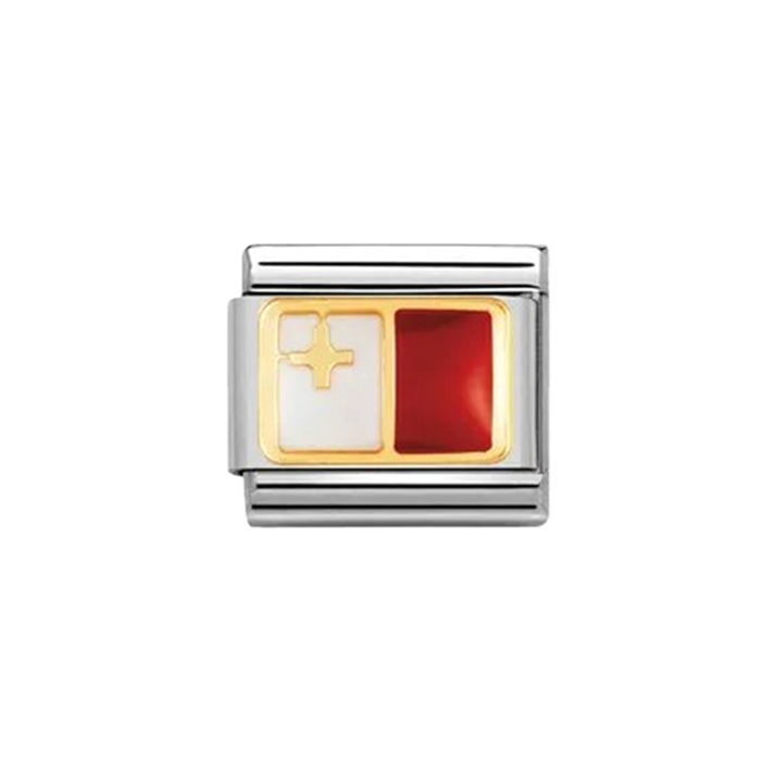 NOMINATION Classic Gold Malta Flag Charm