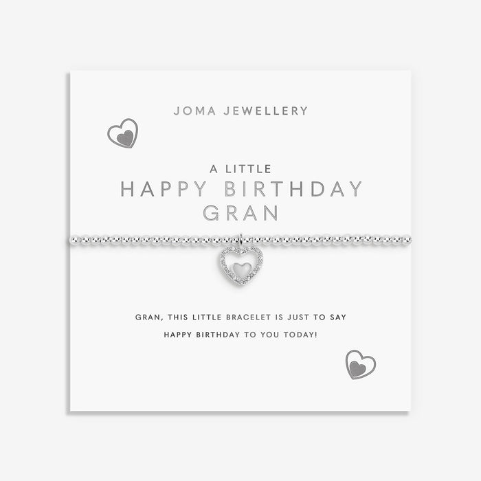 Joma Jewellery A Little 'Happy Birthday Gran' Bracelet