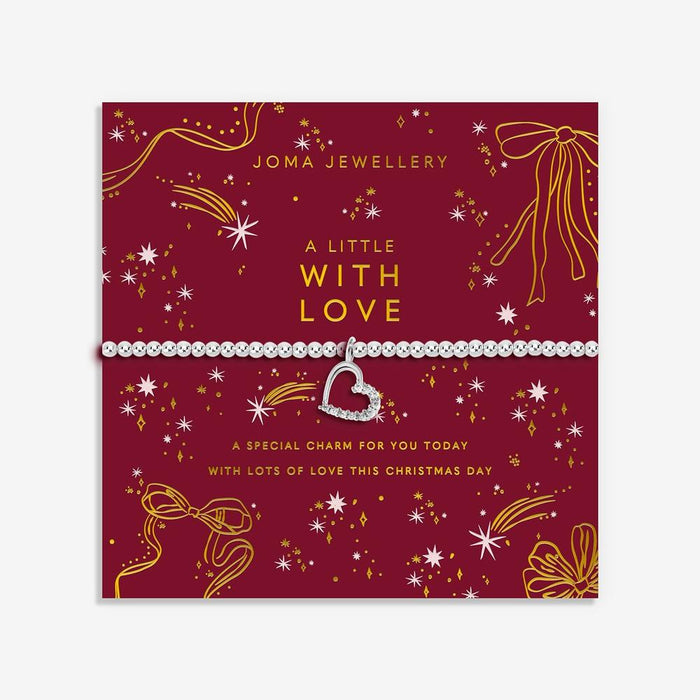 Joma Jewellery Christmas A Little 'With Love' Bracelet
