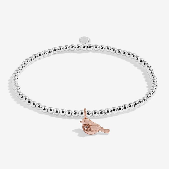 Joma Jewellery Christmas A Little 'Christmas Robin' Bracelet