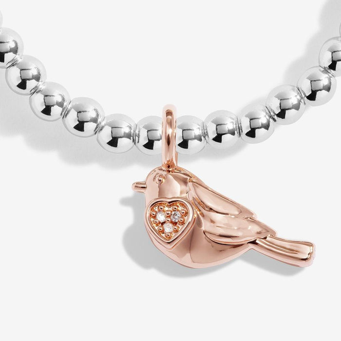 Joma Jewellery Christmas A Little 'Christmas Robin' Bracelet