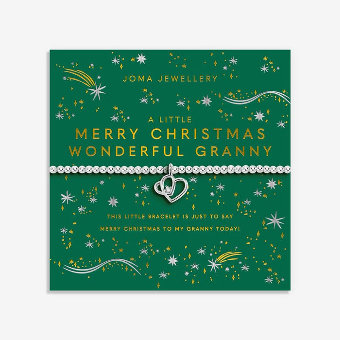 Joma Jewellery Christmas A Little 'Merry Christmas Granny' Bracelet