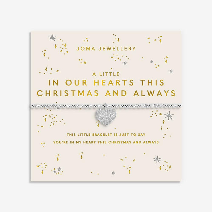 Joma Jewellery Christmas A Little 'In Our Hearts This Christmas And Always' Bracelet