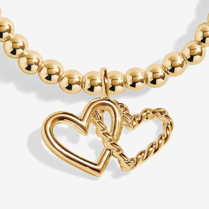 Joma Jewellery Christmas Gold A Little 'Merry Christmas Fabulous Friend' Bracelet