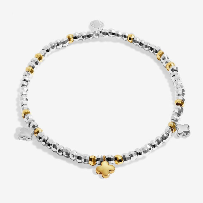 Joma Jewellery Sparkle Confetti A Little 'Friendship, Laughter, Happiness' Bracelet