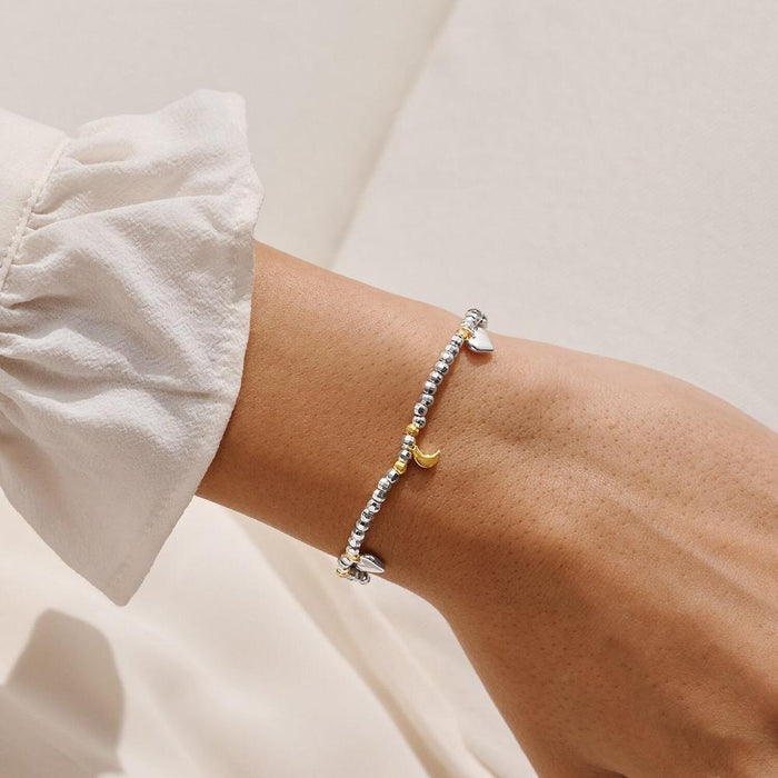 Joma Jewellery Sparkle Confetti A Little 'Love You To The Moon And Back' Bracelet