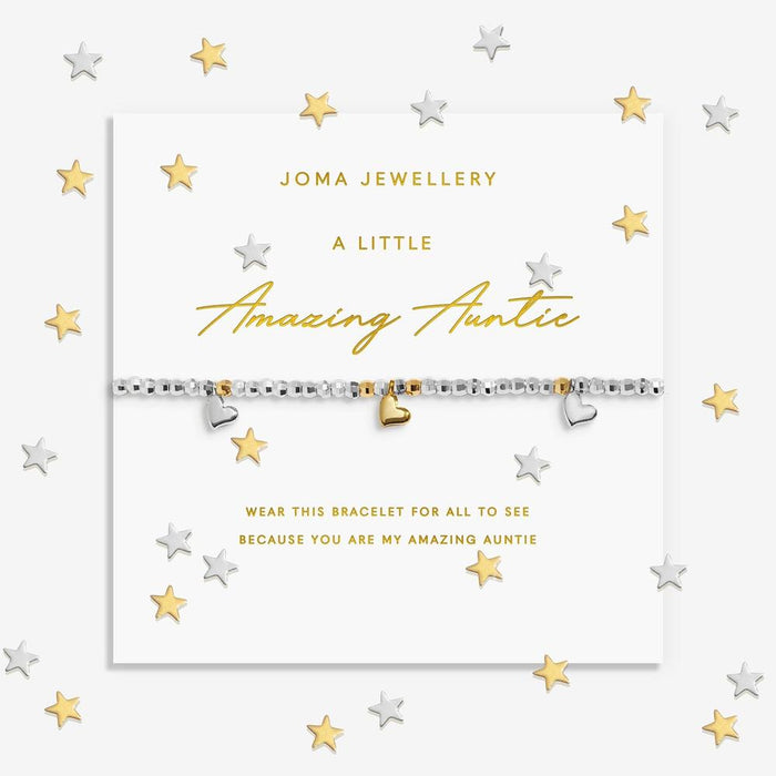 Joma Jewellery Sparkle Confetti A Little 'Amazing Auntie' Bracelet