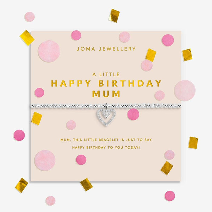 Joma Jewellery Confetti A Little 'Happy Birthday Mum' Bracelet