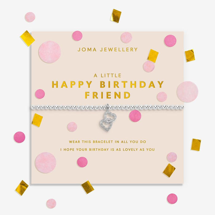Joma Jewellery Confetti A Little 'Happy Birthday Friend' Bracelet
