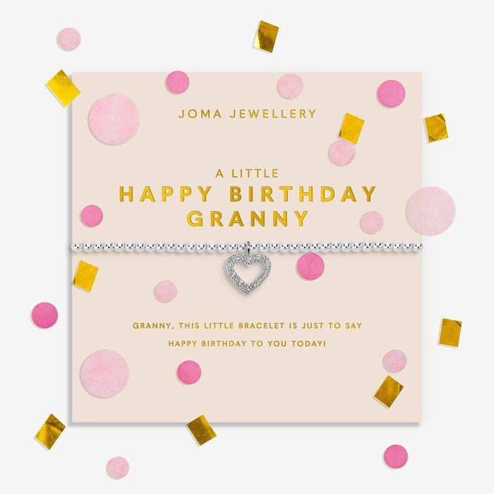 Joma Jewellery Confetti A Little 'Happy Birthday Granny' Bracelet