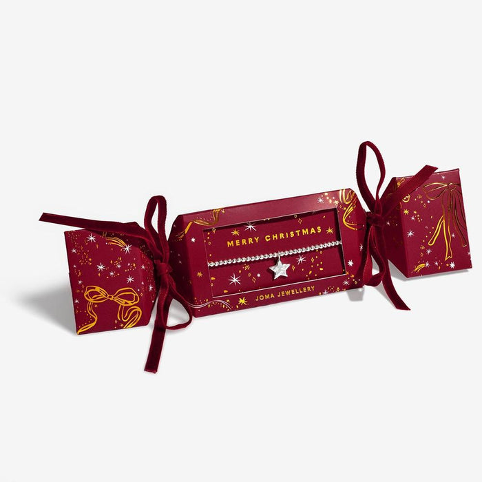 Joma Jewellery Christmas Cracker 'Merry Christmas' Bracelet