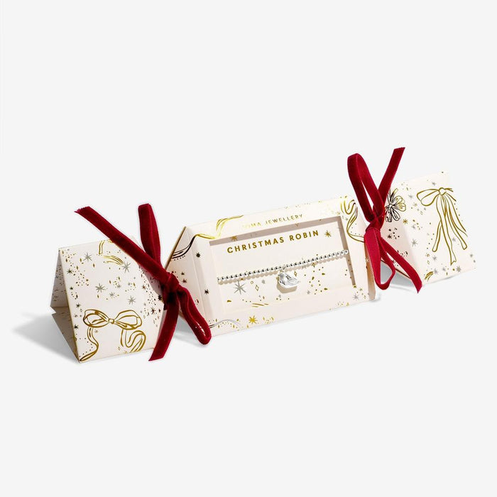 Joma Jewellery Christmas Cracker 'Christmas Robin' Bracelet