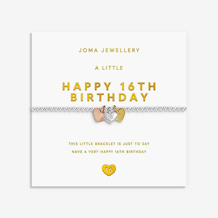 Joma Jewellery A Little Charmed Moments 'Happy 16th Birthday' Bracelet