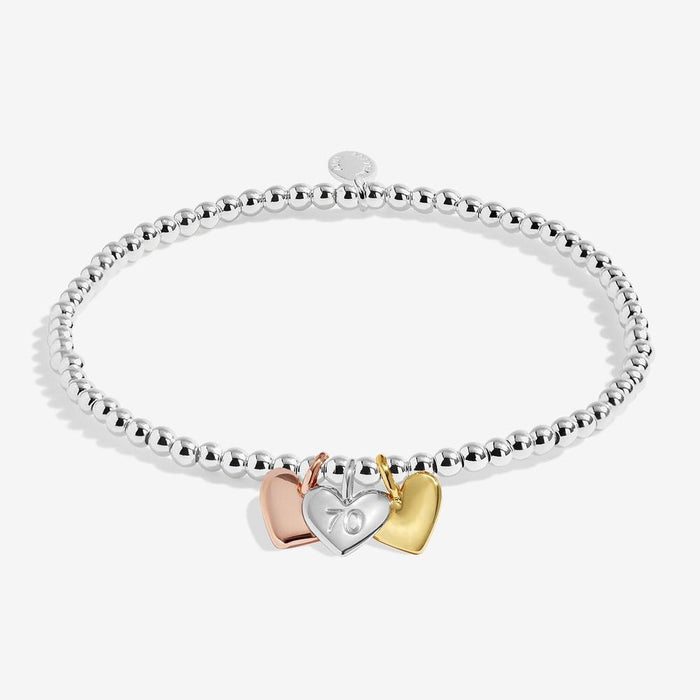 Joma Jewellery A Little Charmed Moments 'Happy 70th Birthday' Bracelet