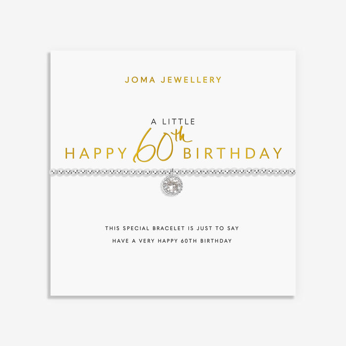 A Little Happy 60th Birthday Bracelet - Jewellery - Joma Jewellery - Bumbletree