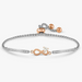 NOMINATION Milleluci Refined Rose Gold Infinity Heart CZ Bracelet - Jewellery - Nomination - Bumbletree