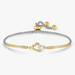 NOMINATION Milleluci Refined Gold Double Heart CZ Bracelet - Jewellery - Nomination - Bumbletree