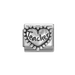NOMINATION Classic Silver Teacher Beaded Heart Charm - Charms - Nomination - Bumbletree