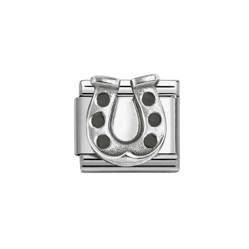 NOMINATION Classic Silver Horseshoe Charm (Up) - Charms - Nomination - Bumbletree