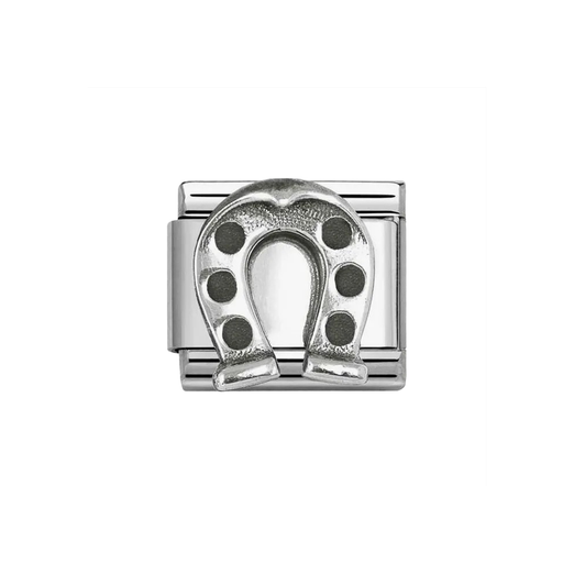 NOMINATION Classic Silver Horseshoe Charm (Down) - Charms - Nomination - Bumbletree