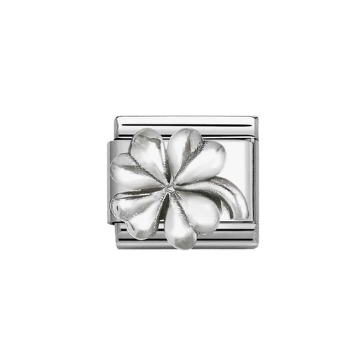 NOMINATION Classic Silver Four-Leaf Clover Charm - Charms - Nomination - Bumbletree