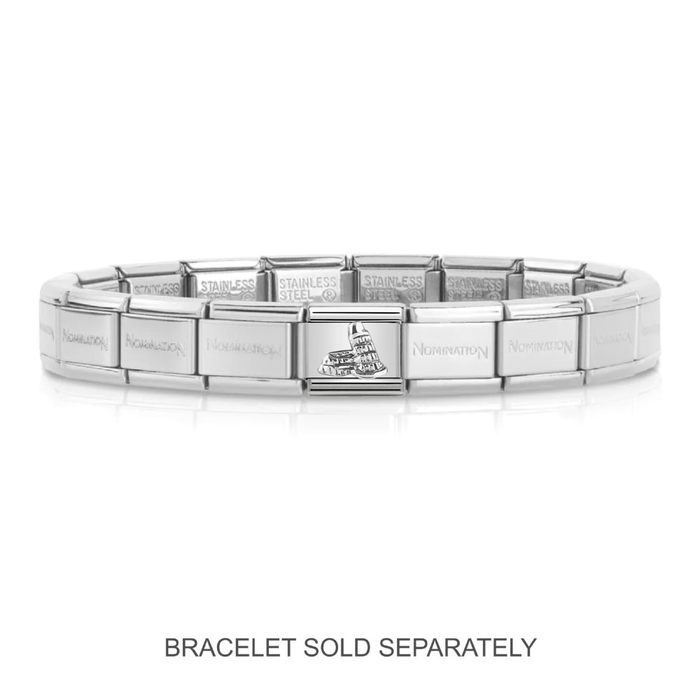 NOMINATION Classic Silver Tower of Pisa Charm - Charms - Nomination - Bumbletree
