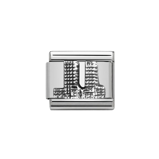 NOMINATION Classic Silver Twin Towers Charm - Charms - Nomination - Bumbletree