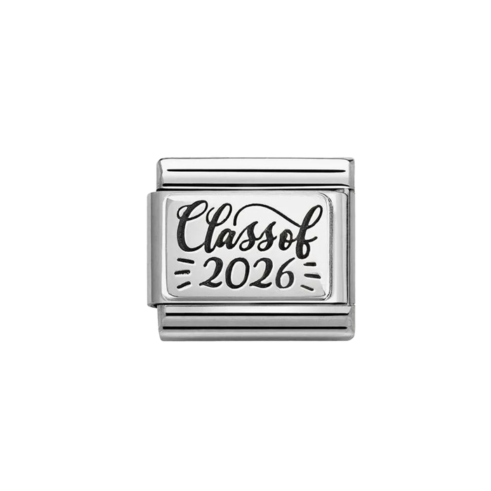 NOMINATION Classic Silver Class Of 2026 Charm - Charms - Nomination - Bumbletree