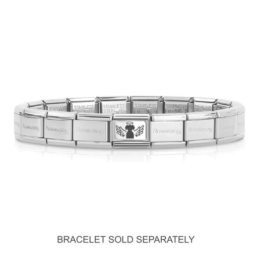 Nomination Classic Silver Angel Dog Charm - Charms - Nomination - Bumbletree