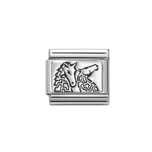 NOMINATION Classic Silver Kelpies Charm - Charms - Nomination - Bumbletree