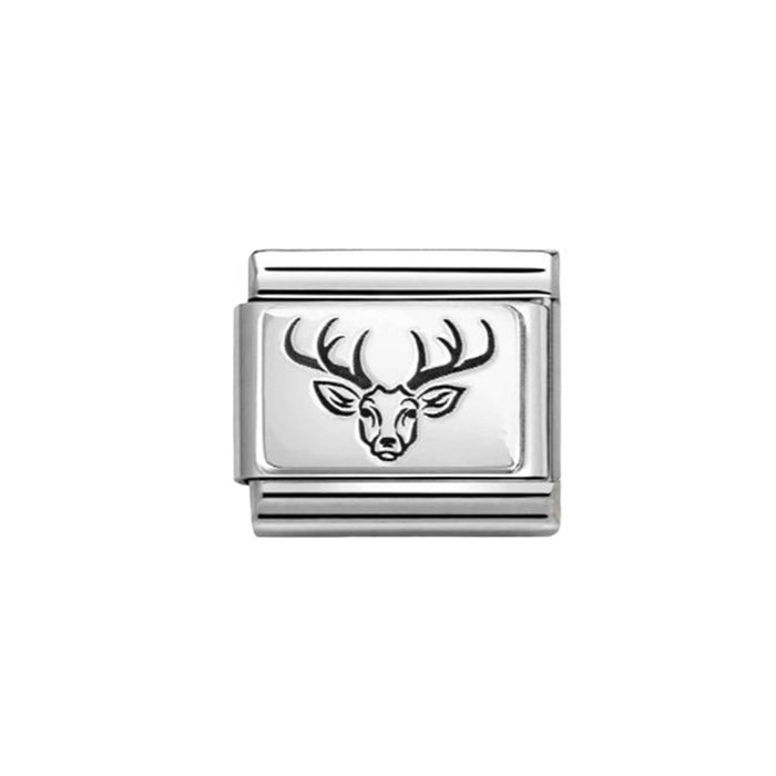 NOMINATION Classic Silver Stag Charm - Charms - Nomination - Bumbletree